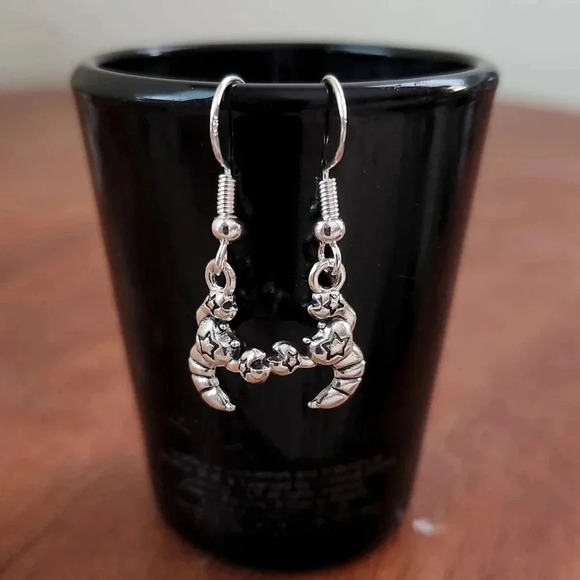 Lobster Earrings - Picture 2 of 2